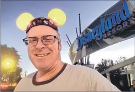  ?? Jeff Reitz ?? STARTING IN 2012, Jeff Reitz went to Disneyland for eight years, three months and 13 consecutiv­e days before the COVID-19 pandemic lockdown.