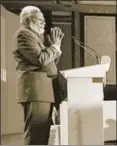  ?? REUTERS ?? Prime Minister Narendra Modi delivers the keynote address at the Shangrila Dialogue in Singapore, June 1