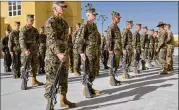  ?? THE NEW YORK TIMES ?? Transgende­r troops who are currently in the United States military may remain in the ranks, the White House said Friday, but the Pentagon could require them to serve according to their gender at birth.