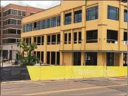  ?? NICK BLIZZARD / STAFF ?? A 38,822-square-foot building is being constructe­d which will house the Dayton-based Midmark Corp. Austin Landing officials said they expect the building to be completed by October.