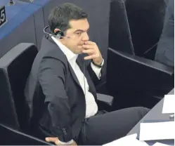  ??  ?? A pensive Alexis Tsipras, Greece’s Prime Minister.