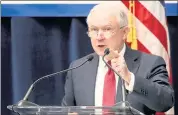  ?? STAFF FILE PHOTO ?? U.S. Attorney General Jeff Sessions harshly rebuked Oakland Mayor Libby Schaaf in a speech on March 7 in Sacramento, blaming her for dangerous criminals avoiding capture.