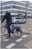  ?? RP-FOTO: ARL ?? Die Ampeln sollen die Sicherheit von Radfahrern erhöhen.