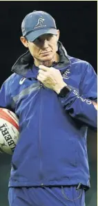  ?? Photo Icon Sport Stephen Larkham ne s’entendait plus avec Cheika. L’ouvreur aux 102 sélections n’est plus dans le staff australien. ??