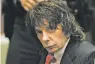  ?? JAE C. HONG/AP FILE PHOTO ?? Music producer Phil Spector sits in a Los Angeles courtroom for his sentencing for murder on March 29, 2009.