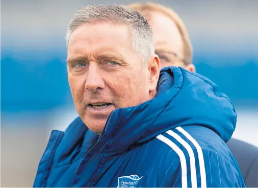  ??  ?? NOT IMPRESSED: Blue Toon boss Jim McInally says Scottish football had a chance to make things right but ultimately didn’t do it