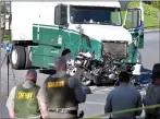  ?? Signal file photo ?? SCV Sheriff’s Station Motorcycle Deputy Chad Perrigo was seriously injured in a collision with a big rig Wednesday.