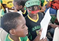  ?? BROWN/PHOTOGRAPH­ER RUDOLPH ?? Denham Town Primary School students at Jamaica Day.