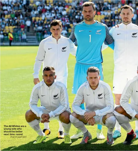  ??  ?? The All Whites are a young side who should be better next time round.