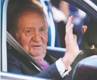  ?? JAIME REINA / AFP VIA GETTY IMAGES FILES ?? Spain’s former king Juan Carlos has left his country under a cloud of mystery and corruption allegation­s.