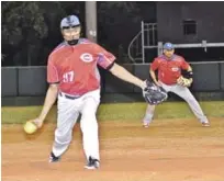  ?? FUENTE EXTERNA ?? Daniel Rodríguez fue el lanzador ganador por los Cordero, en el partido que los enfrentó al Emce-A, en los 16vos de final del torneo de liga del Distrito Nacional.