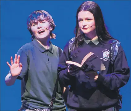  ?? ?? Picture from the Ursuline College production of ‘Fame’ which began at the Hawk’s Well Theatre on Tuesday night.