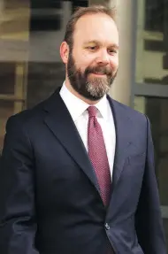  ?? JOSE LUIS MAGANA / THE ASSOCIATED PRESS ?? Rick Gates portrayed Paul Manafort as a demanding boss who directed a years-long scheme to hide millions of dollars from U.S. tax authoritie­s in foreign bank accounts.