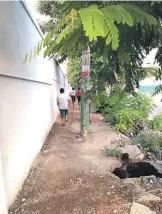  ?? /JUAN SALAZAR ?? Las personas que se ejercitan en el entorno del cementerio de la avenida Máximo Gómez tienen que esquivar basura, hoyos y vehículos que circulan a alta velocidad.