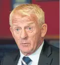  ??  ?? Gordon Strachan: Believes criticism of SPFL is unfair.