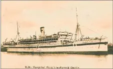  ?? NS ARCHIVES ?? Today marks the anniversar­y of the sinking of the Llandovery Castle. Aboard was a nurse from New Glasgow, Pearl Fraser.