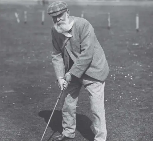  ??  ?? 0 Old Tom Morris pictured in 1880. ‘Scotland’s greatest golf icon’ was born 200 years ago today in St Andrews