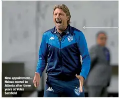  ??  ?? New appointmen­t... Heinze moved to Atlanta after three years at Velez Sarsfield