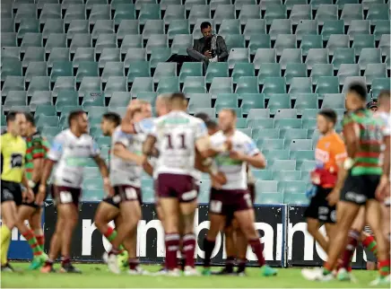  ?? PHOTO: GETTY IMAGES ?? Crowd sizes in the NRL have not grown as much as the game’s administra­tors had hoped.