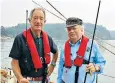  ??  ?? Michael Buerk and John Sergeant set sail