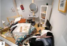  ?? PHOTOS STEVENS LEBLANC ?? 3 3. Cette installati­on collective présente la reconstitu­tion d’une chambre d’une jeune fille disparue.