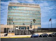  ??  ?? Ground zero: The U.S. Embassy in Havana