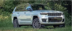  ?? STELLANTIS VIA TNS ?? The 2022 Jeep Grand Cherokee L starts at $58,995.