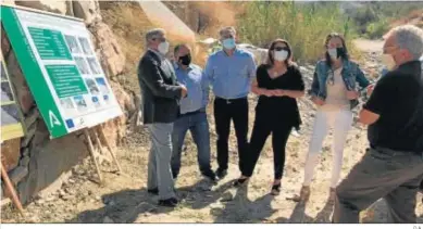  ?? D.A.. ?? La consejera, Mari Carmen Crespo, visitó el municipio de Olula del Río.