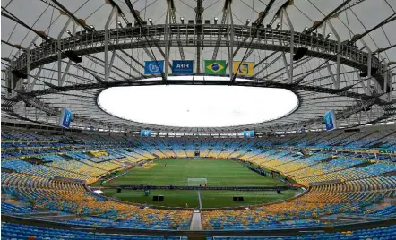  ?? Xinhua ?? Estádio no Rio de Janeiro reformado para a Copa do Mundo de 2014 foi usado também nos Jogos Olímpicos de 2016