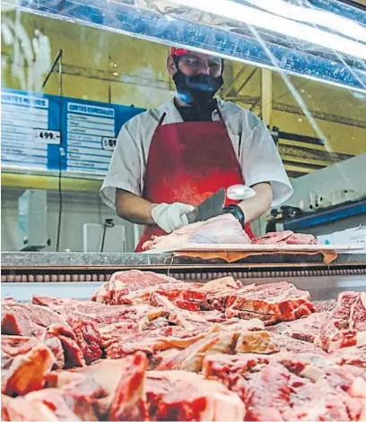  ?? LA VOZ ?? PREFERENCI­A. Los cortes vacunos siguen perdiendo presencia en el consumo interno de carnes, a manos del pollo y del cerdo.