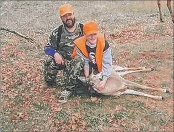  ?? | PHOTO PROVIDED ?? Robert Ordway and his father, Doug Ordway, who died in 2003 from ALS, are shown in an undated photo from a hunting trip.