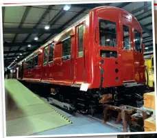  ?? ?? ↑ Q38 car inside the London Transport Museum depot building at Acton
© London Transport Museum