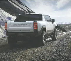  ?? GMC ?? The GMC Hummer EV pickup is scheduled to begin production later in the year. The rights to purchase VIN 001
will be auctioned off in March.