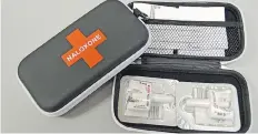  ??  ?? Naloxone kits quickly halt the dangerous effects of opioid overdose.