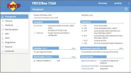  ??  ?? La versión internacio­nal actual del FRITZ!OS para el 7560 es la 6.69. Es de esperar que en breve se lance la 6.80 (ya disponible en alemán), con más de 80 novedades.