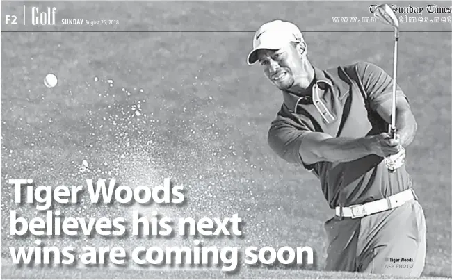  ?? AFP PHOTO ?? Tiger Woods.