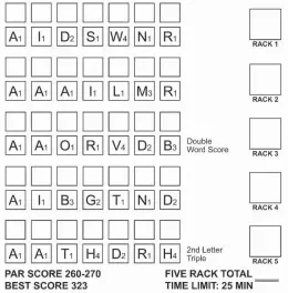  ?? ?? SCRABBLE® is a trademark of Hasbro in the US and Canada. ©2017Hasbro, Distribute­d by Tribune Content Agency, LLC All rights reserved.