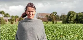  ??  ?? Federated Farmers’ arable chairwoman Karen Williams says no pea weevils were detected in 25 trap pea crops planted this season in Wairarapa.
