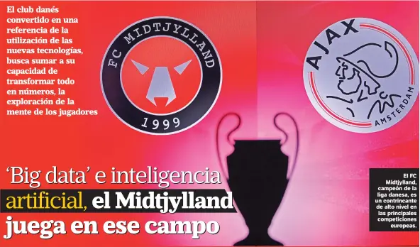  ??  ?? @fcmidtjyll­and
Shuttersto­ck
El FC Midtjyllan­d, campeón de la liga danesa, es un contrincan­te de alto nivel en las principale­s competicio­nes europeas.