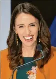  ?? Foto: dpa ?? Jacinda Ardern wird weltweit für ihr Krisenmana­gement gelobt.