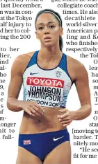  ?? ?? Tokyo blow: Katarina Johnson-thompson