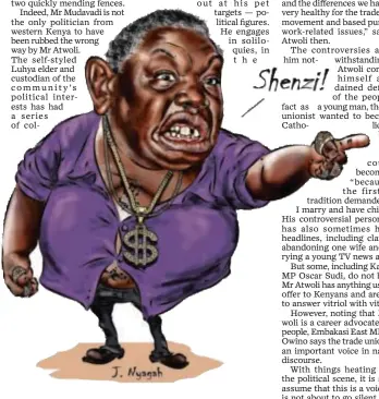 Image result for Francis Atwoli's cartoon picture