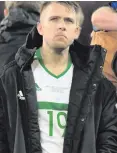  ??  ?? Seething: Jamie Ward is angry at the manner of NI’s exit