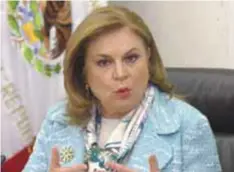  ?? |CUARTOSCUR­O ?? Arely Gómez, secetaria de la Función Pública.