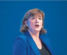  ?? Picture: PA. ?? Culture Secretary Nicky Morgan has called on the BBC to do more to help those affected by the decision to scrap free TV licences for the over-75s.