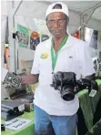  ?? ?? JEFFREY Govender, a photograph­er, shows his camera that he used back in the day.