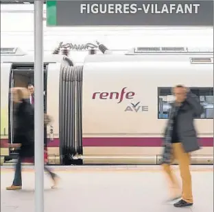  ?? MARTÍ ARTALEJO ?? La estación Figueres-Vilafant registró 300.000 usuarios el año pasado