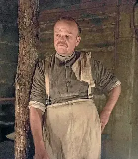  ??  ?? Toby Jones immersed himself in the role as C Company chef Mason.