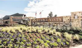  ??  ?? Sierra Vista is located south of downtown, off Texas 288, and offers access to a variety of amenities with sister community Sterling Lakes.