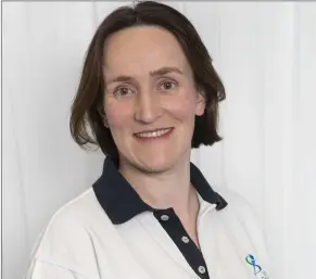  ??  ?? Therese Devaney Chartered Physiother­apist & lead Physiother­apist for Sligo GAA.
